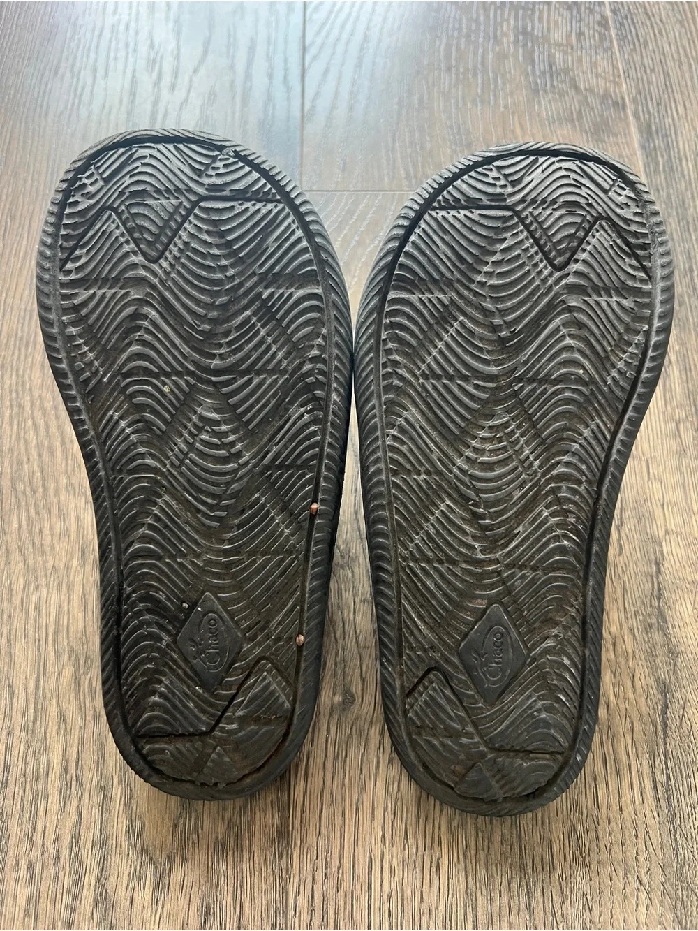 Chaco Kids Black Adjustable Strap Slide Sandals - Size K1